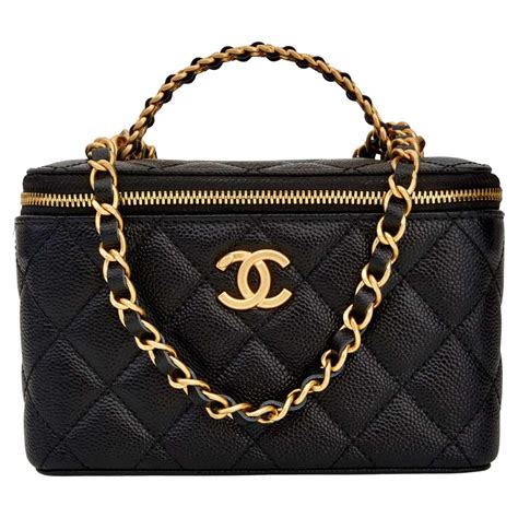 chanel vanity case second hand|chanel vanity case for sale.